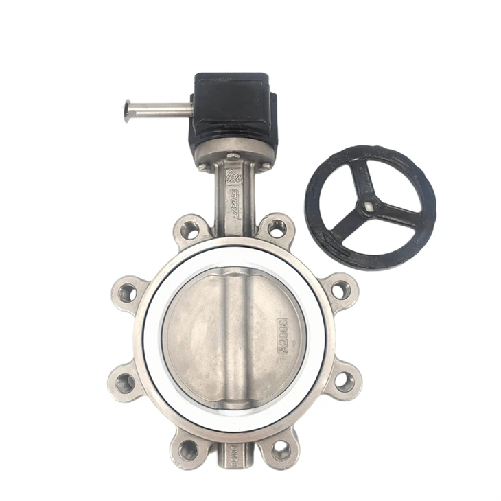 316L червячна зъбна предавка тип PTFE дроселна клапа